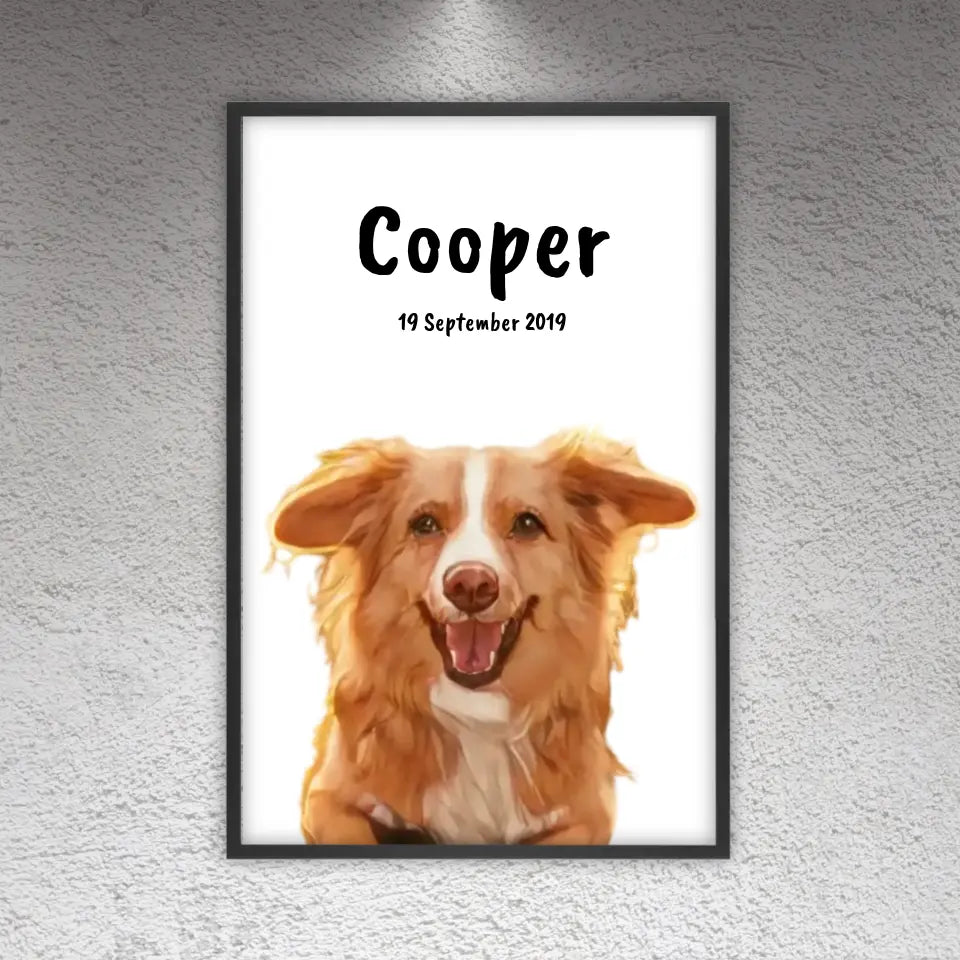 Haustiergemälde - Individuelle Haustierzeichnung