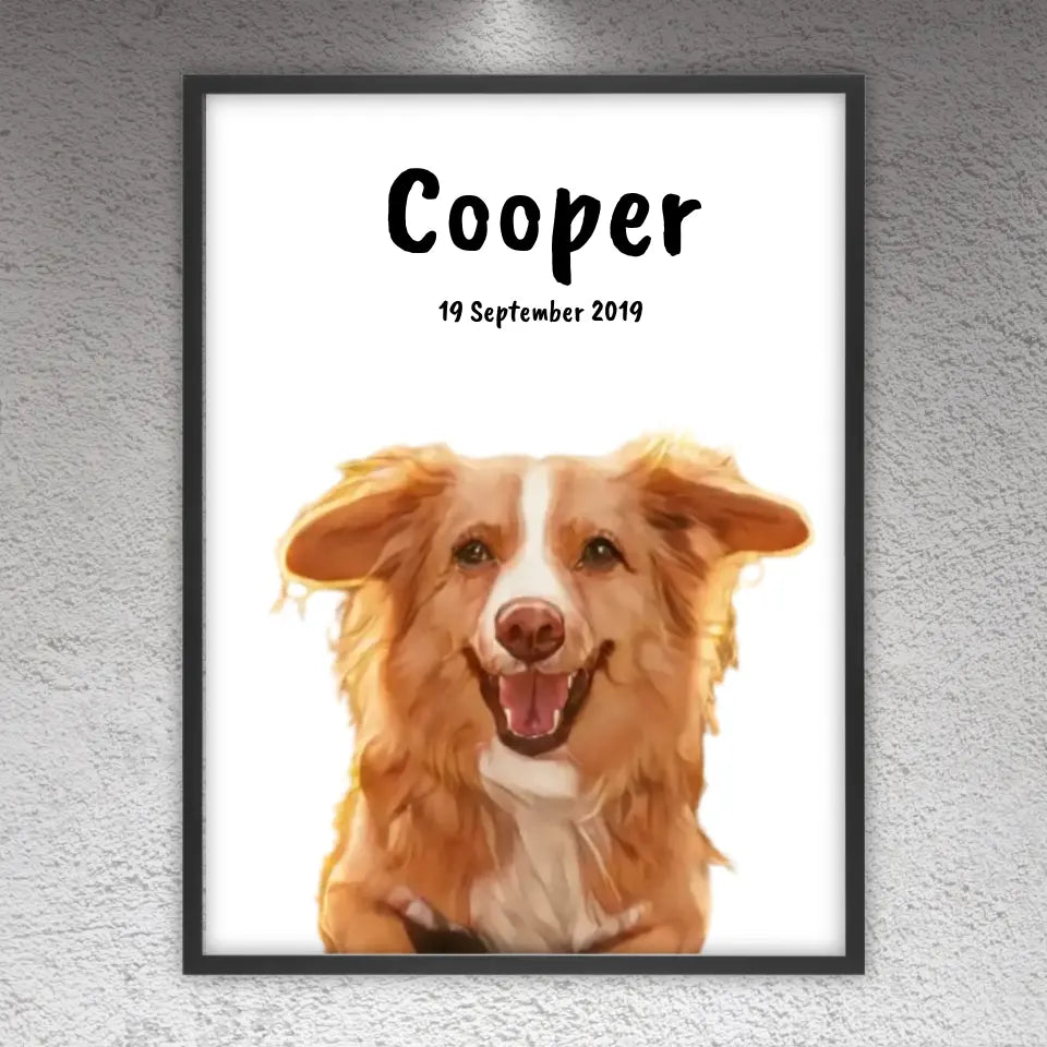 Haustiergemälde - Individuelle Haustierzeichnung