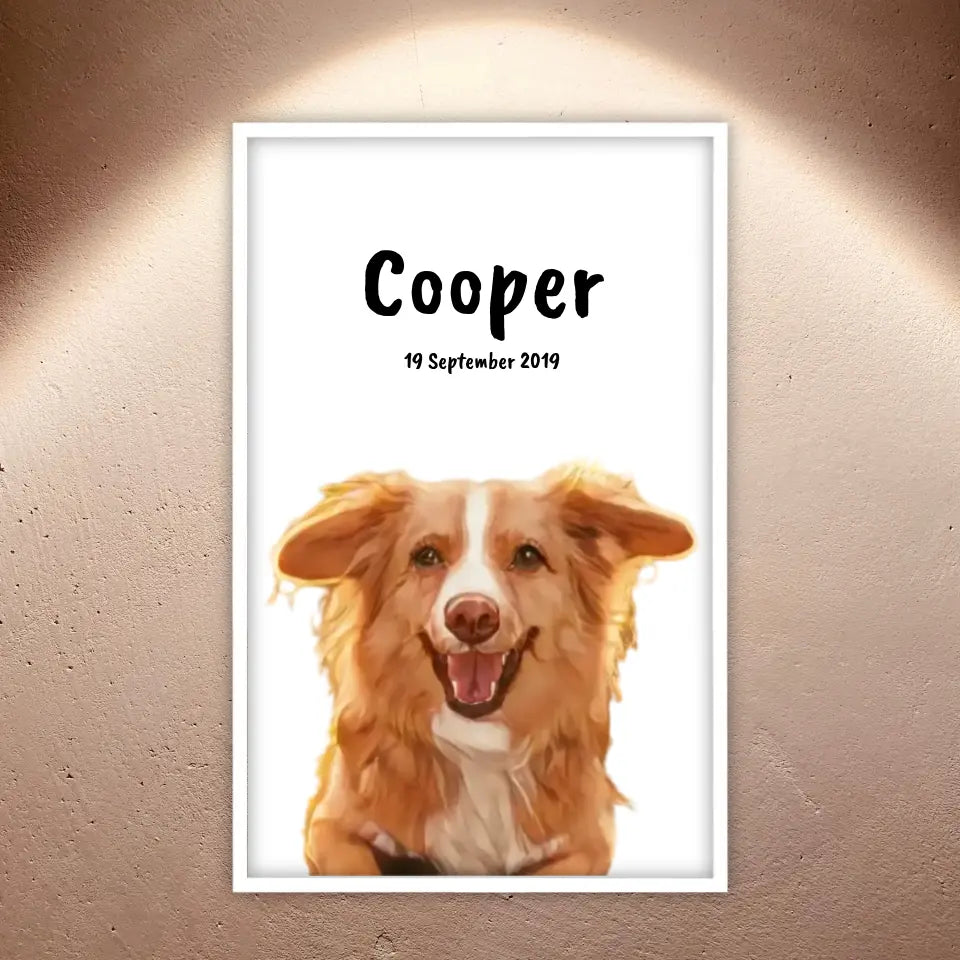 Haustiergemälde - Individuelle Haustierzeichnung