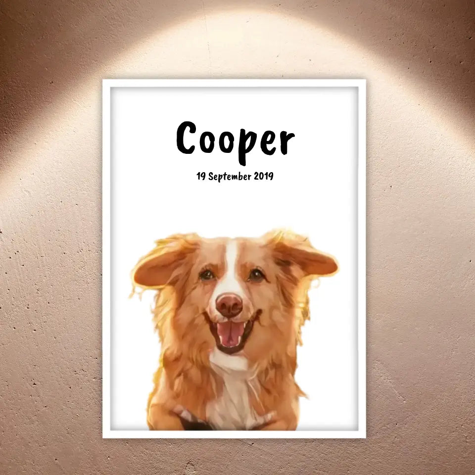 Haustiergemälde - Individuelle Haustierzeichnung