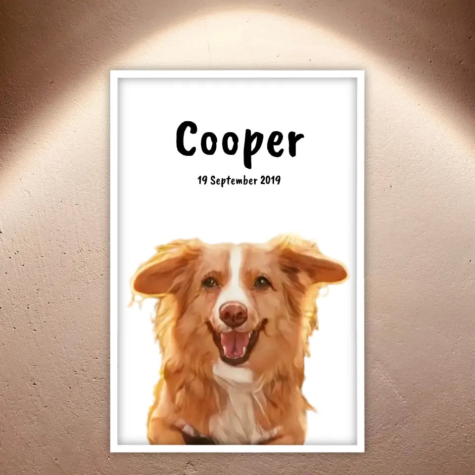 Haustiergemälde - Individuelle Haustierzeichnung