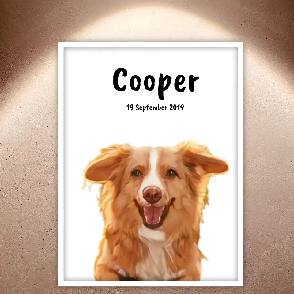 Haustiergemälde - Individuelle Haustierzeichnung