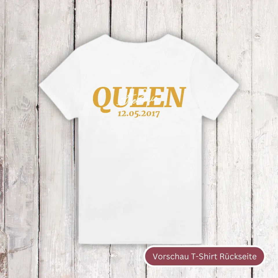 King, Queen, Prince, Princess - Individueller Hoodie