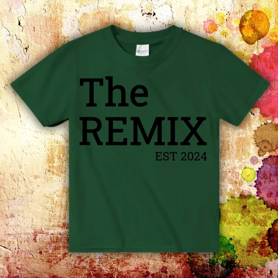 The Original & The Remix - individuelles Eltern-Kind-T-Shirt
