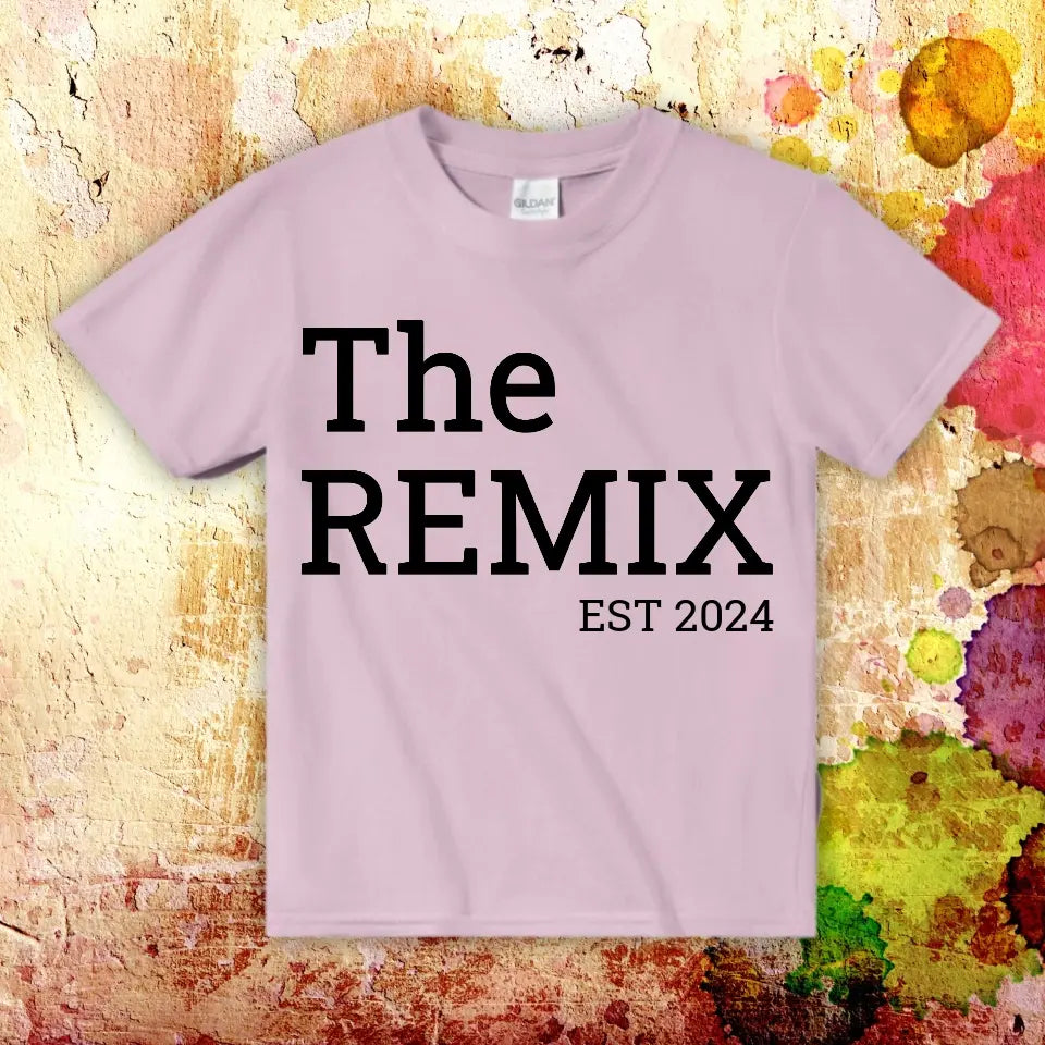 The Original & The Remix - individuelles Eltern-Kind-T-Shirt