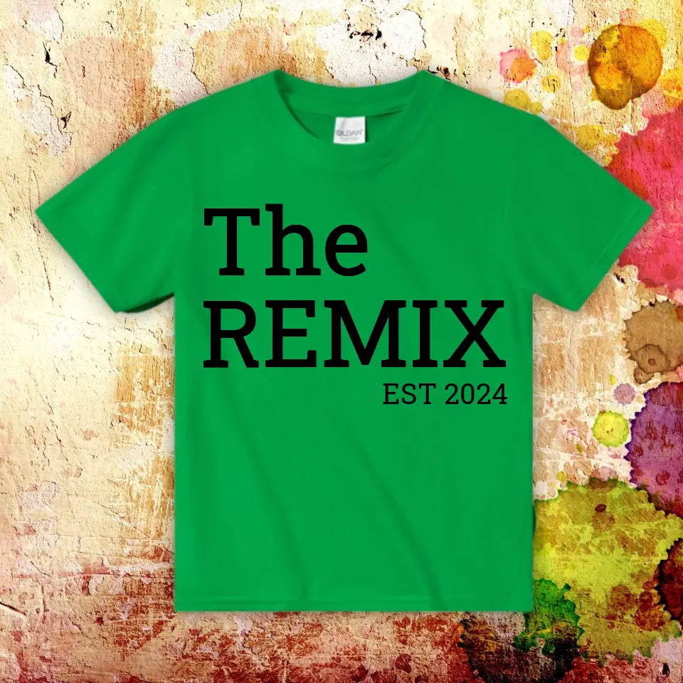 The Original & The Remix - individuelles Eltern-Kind-T-Shirt