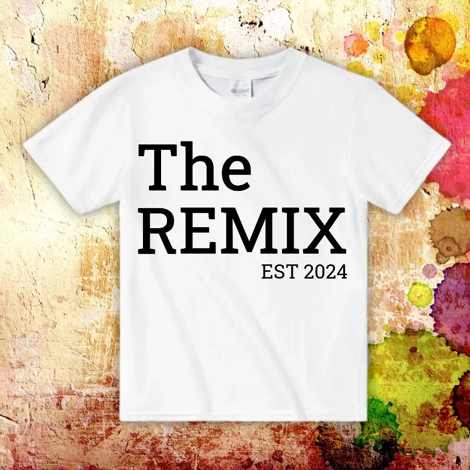 The Original & The Remix - individuelles Eltern-Kind-T-Shirt