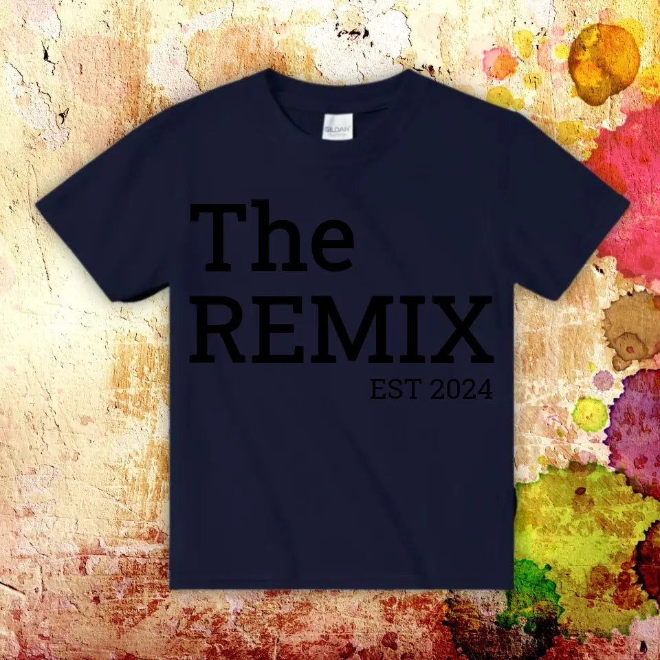 The Original & The Remix - individuelles Eltern-Kind-T-Shirt