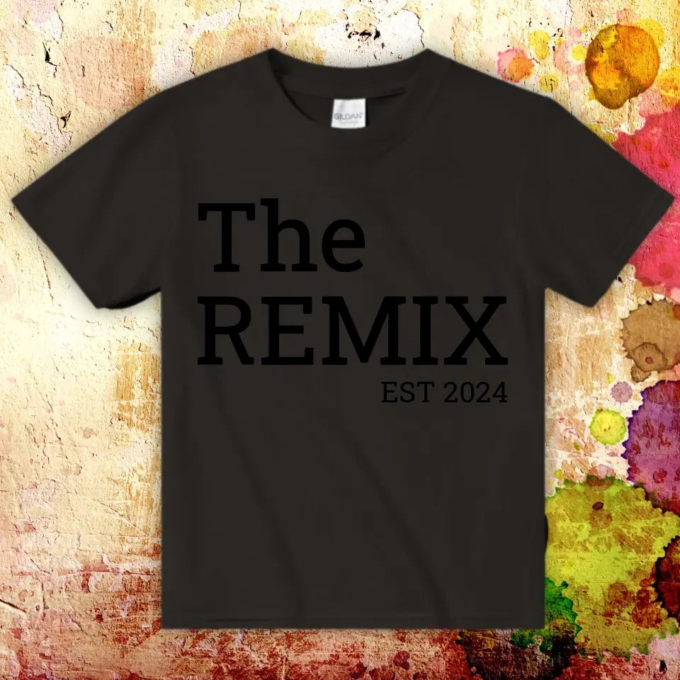 The Original & The Remix - individuelles Eltern-Kind-T-Shirt
