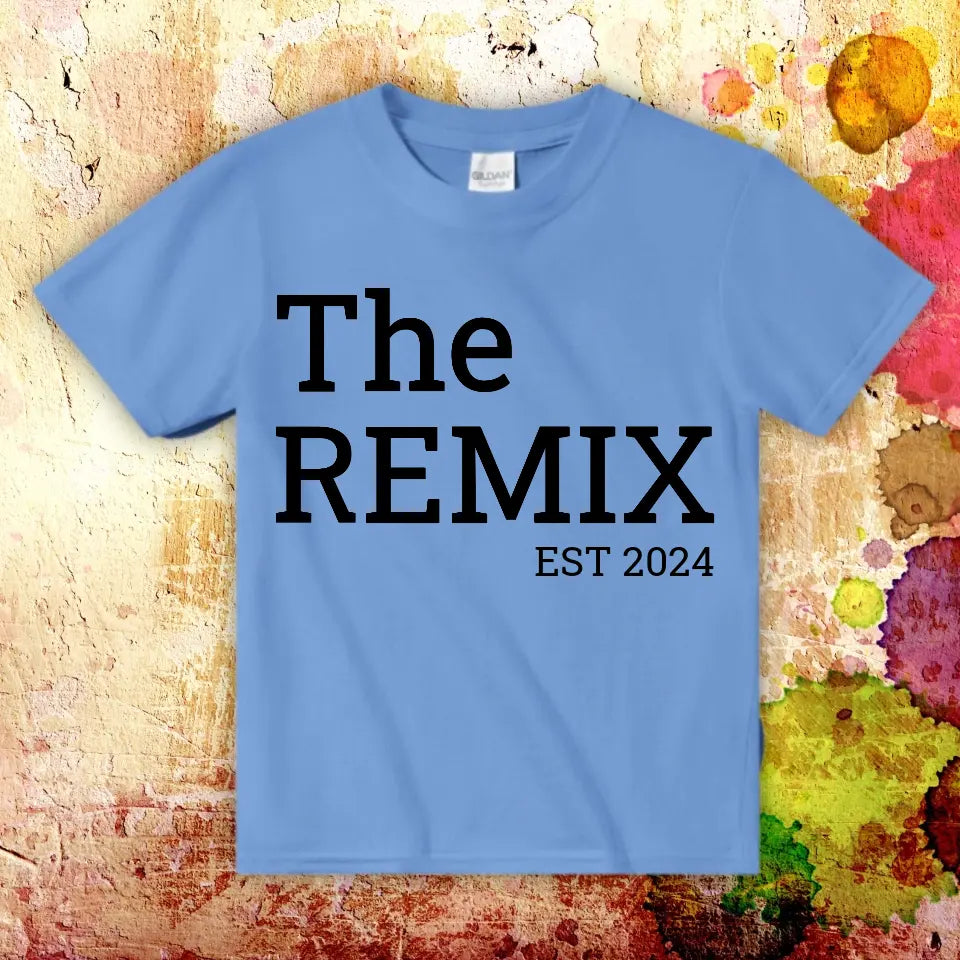 The Original & The Remix - individuelles Eltern-Kind-T-Shirt