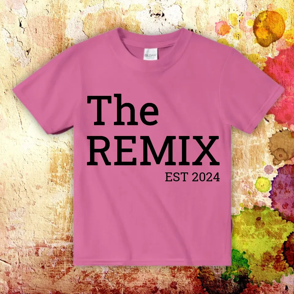 The Original & The Remix - individuelles Eltern-Kind-T-Shirt