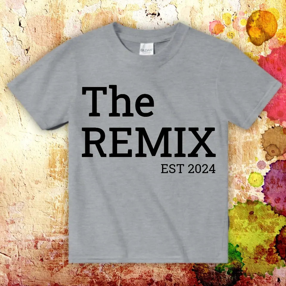 The Original & The Remix - individuelles Eltern-Kind-T-Shirt