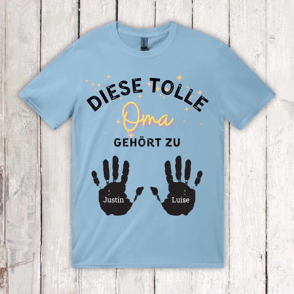 diese tolle Mama, Oma, Tante - Individuelles T-Shirt | Personalize Palace