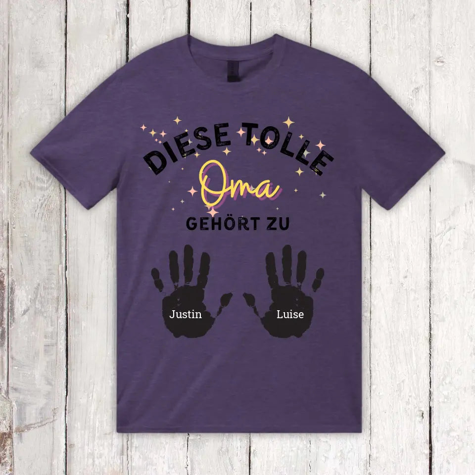 diese tolle Mama, Oma, Tante - Individuelles T-Shirt | Personalize Palace