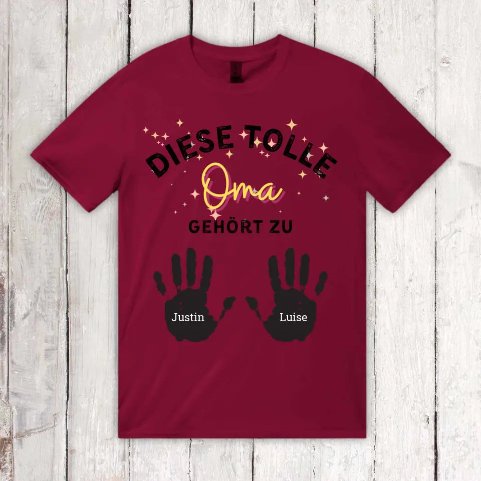 diese tolle Mama, Oma, Tante - Individuelles T-Shirt