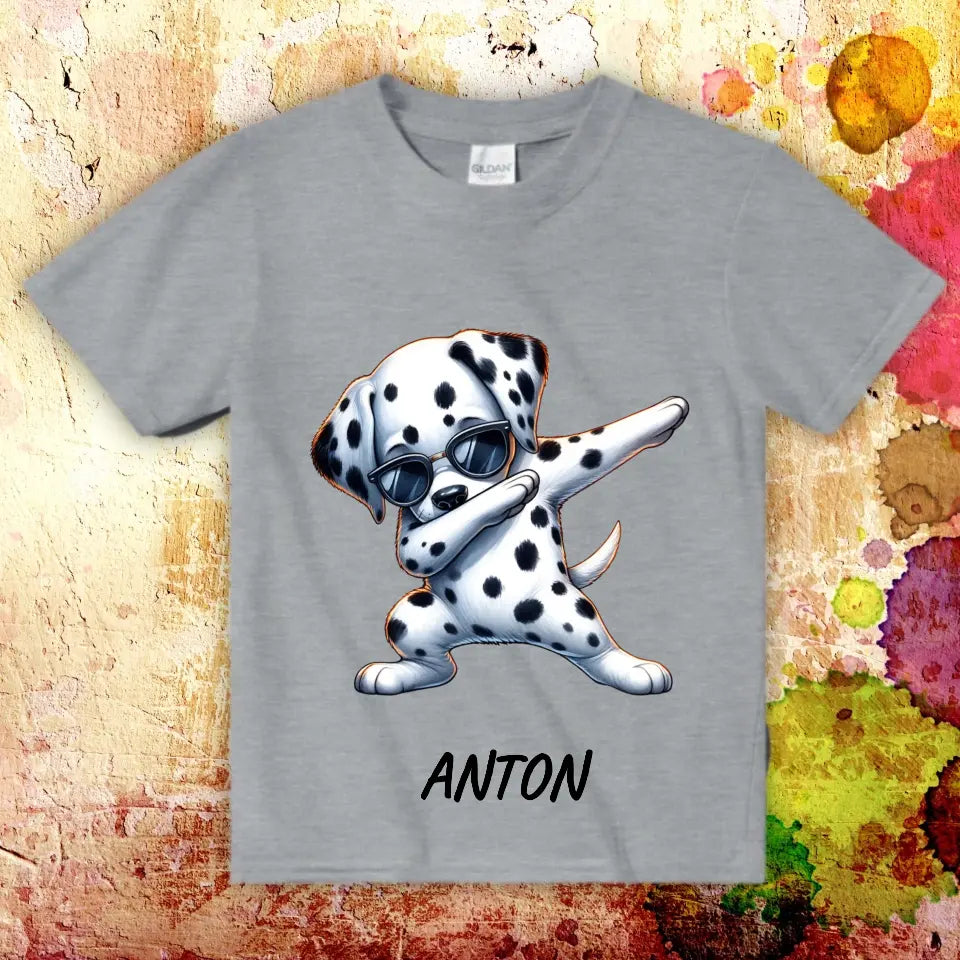 Dabbing Hund oder Katze - Individuelles Dabbing Kinder T-Shirt