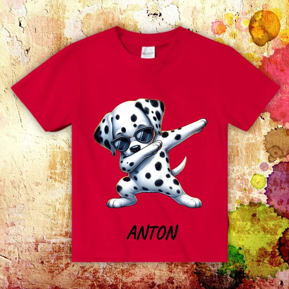 Dabbing Hund oder Katze - Individuelles Dabbing Kinder T-Shirt