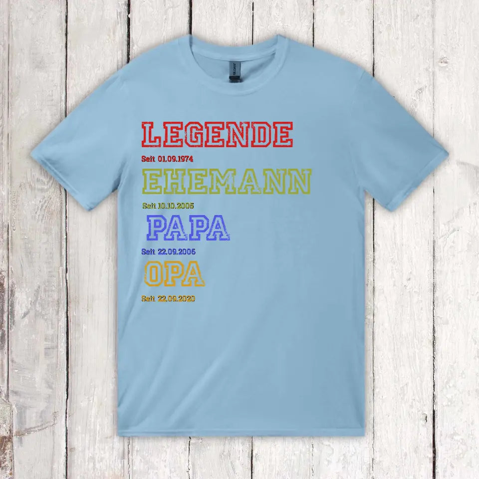Familien-Legende - Individuelles T-Shirt