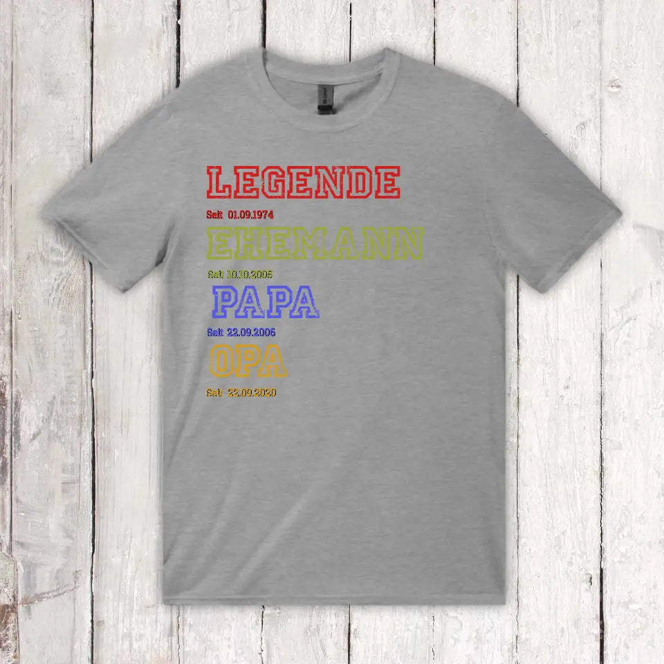 Familien-Legende - Individuelles T-Shirt