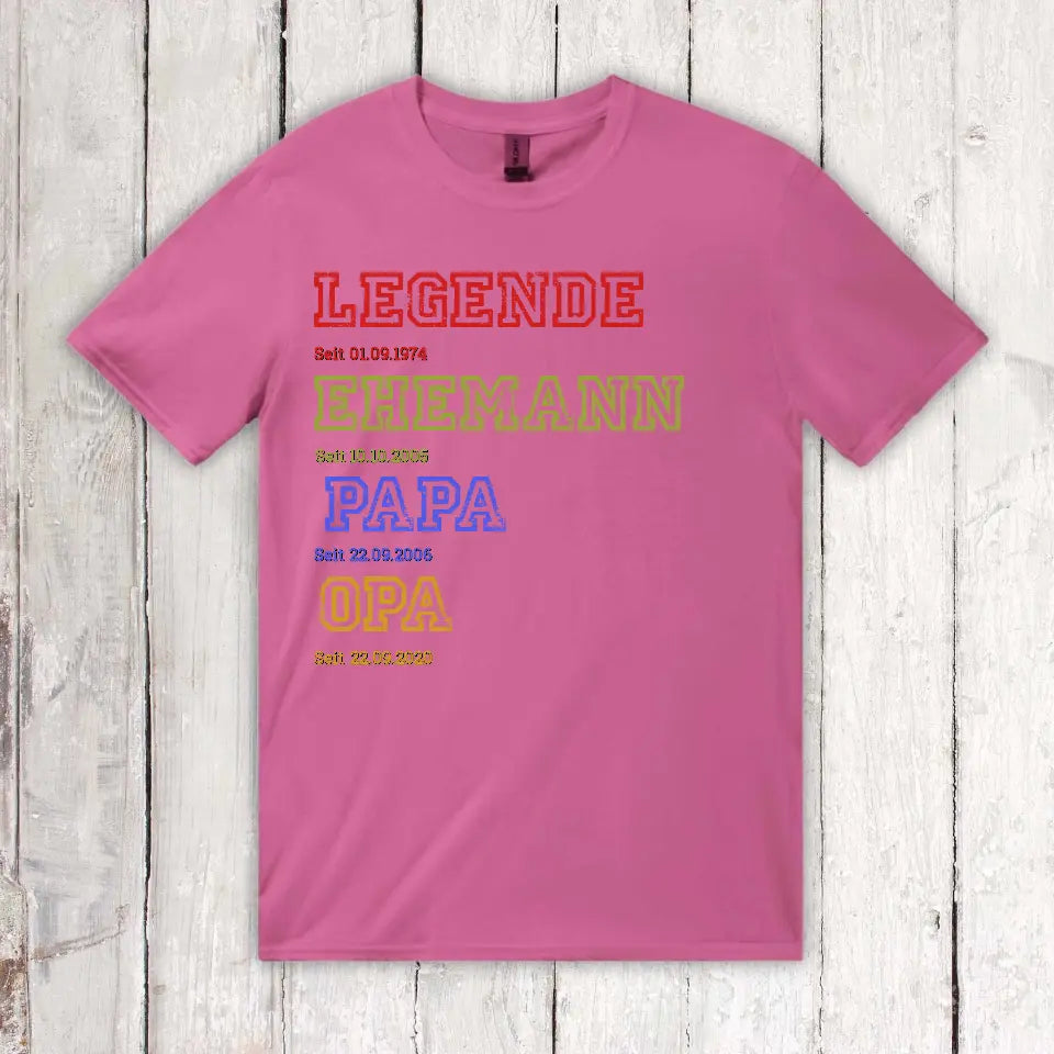 Familien-Legende - Individuelles T-Shirt
