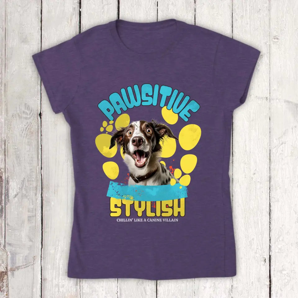 Be Pawsitive - Individuelles T-Shirt mit deinem Foto