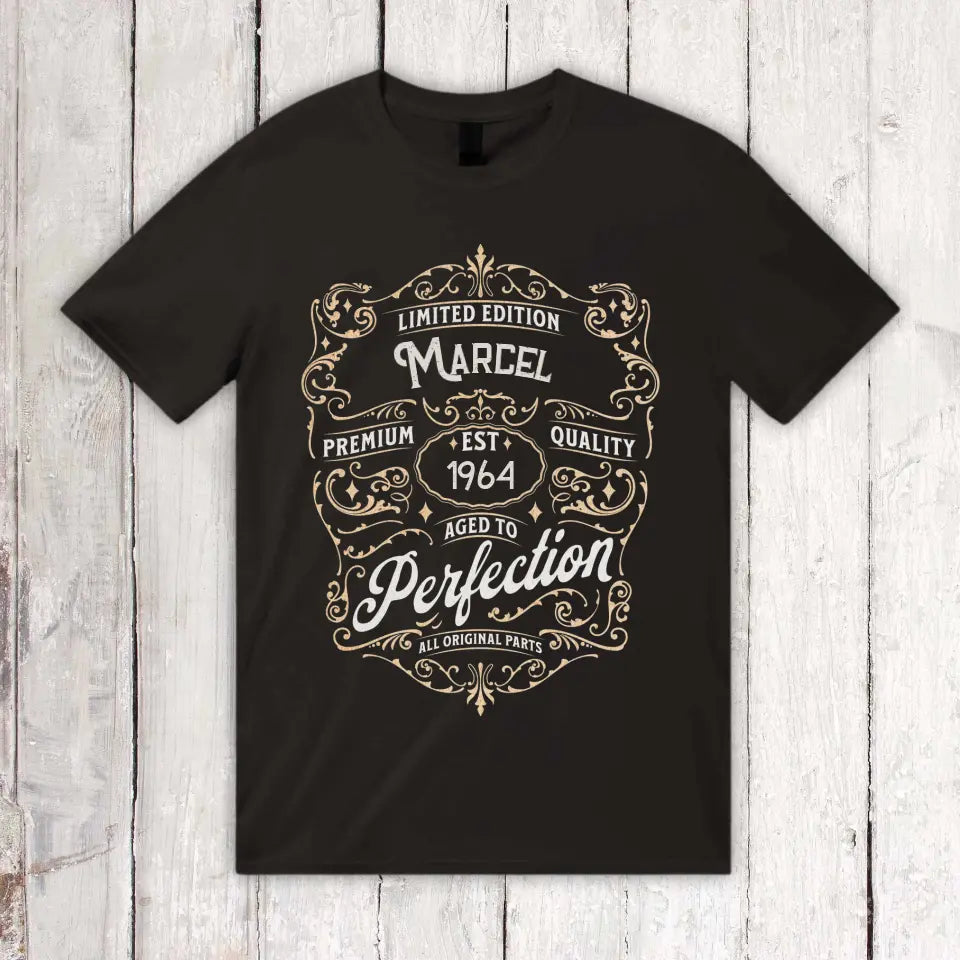 Vintage Birthday - Individuelles T-Shirt