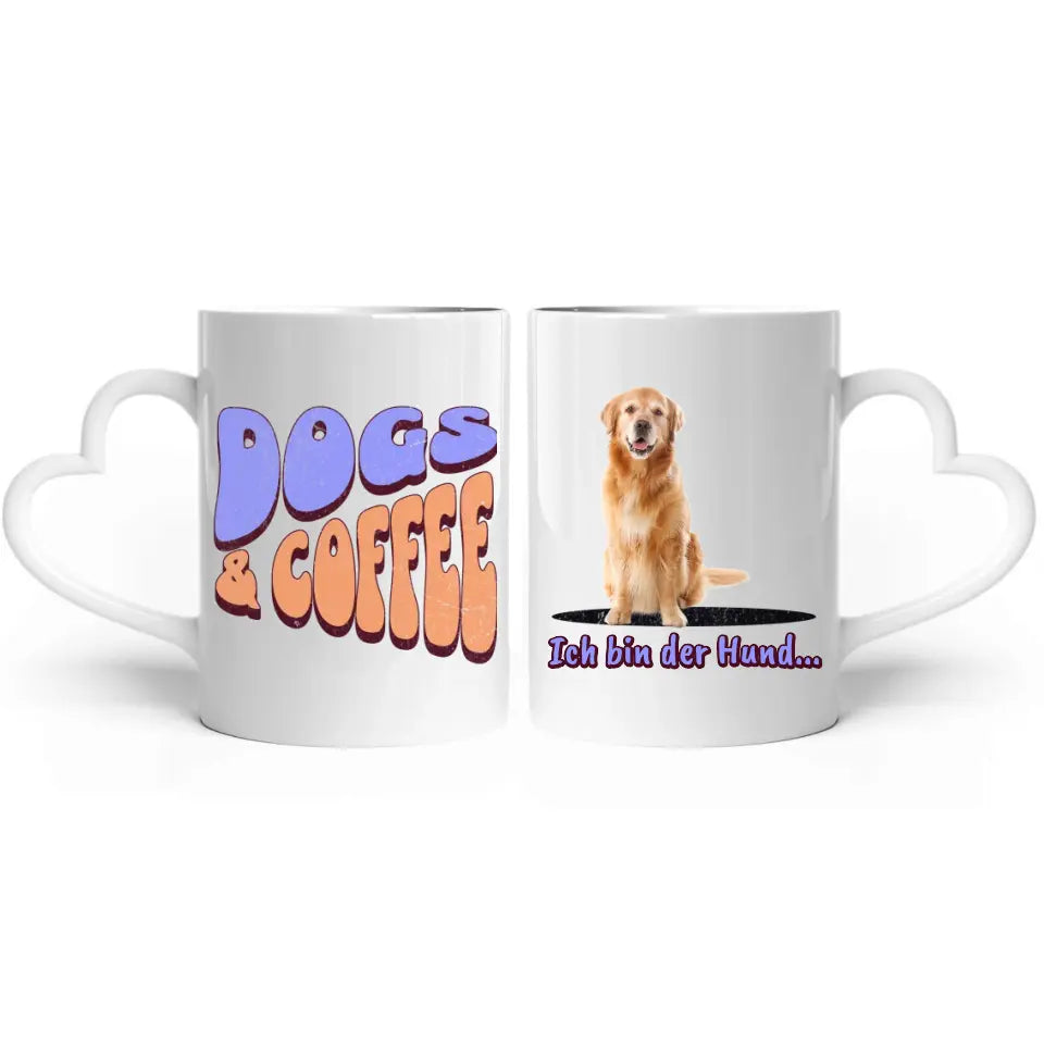 Dogs and Coffee - Individuelle Fototasse