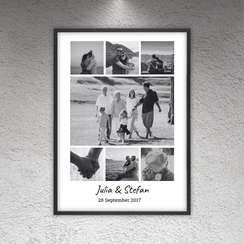7 Foto Galerierahmen - Individuelle Erinnerung