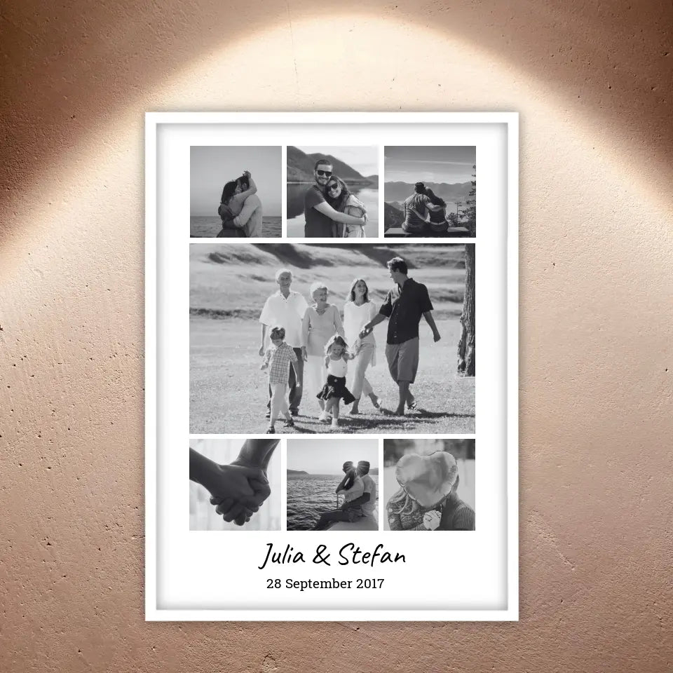 7 Foto Galerierahmen - Individuelle Erinnerung