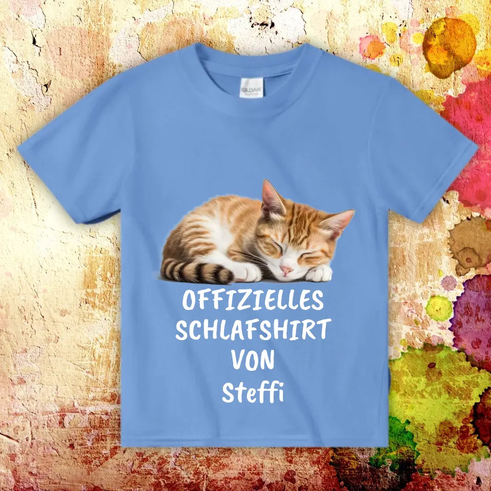 Offizielles Schlafshirt mit deinem Foto - Individuelles T-Shirt