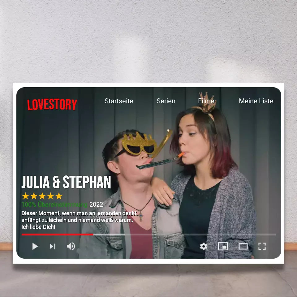 Seriencover à la Netflix - Individuelles Photoboard
