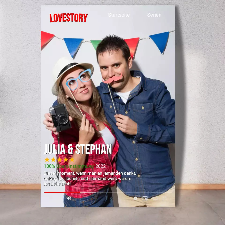 Seriencover à la Netflix - Individuelles Photoboard