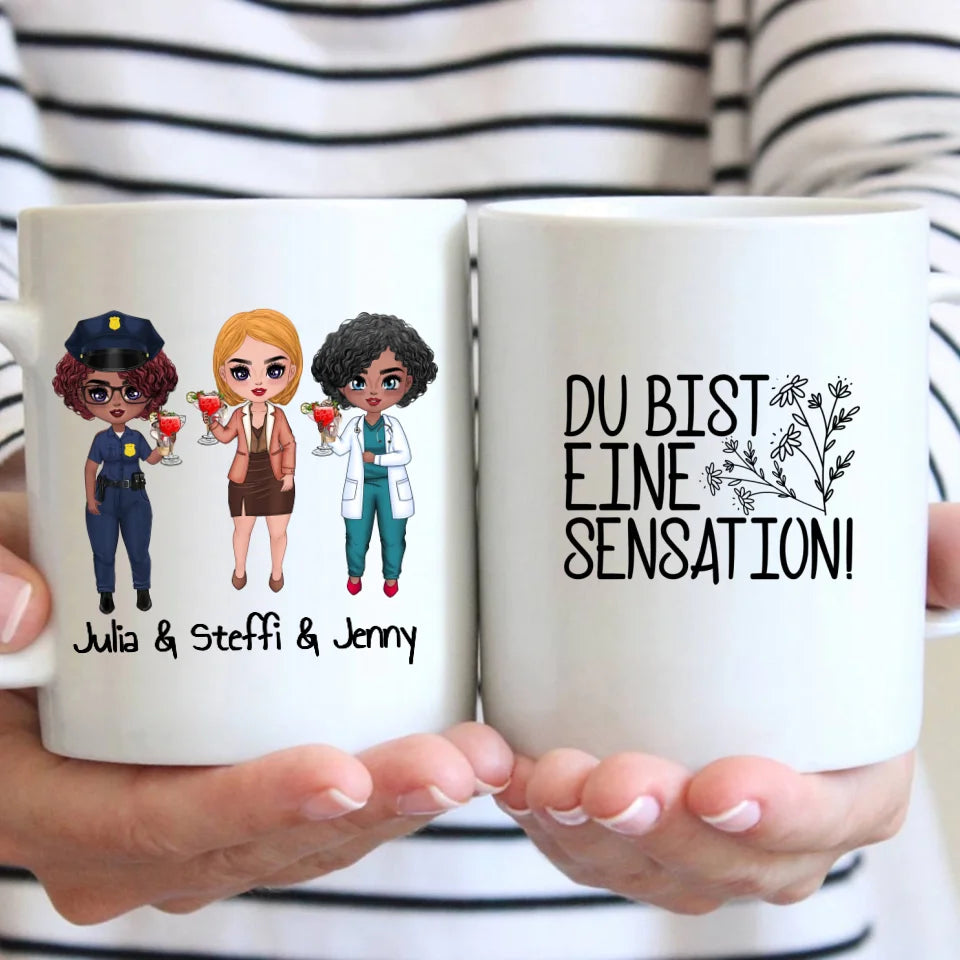Polizei Besties - Individuelle Tasse