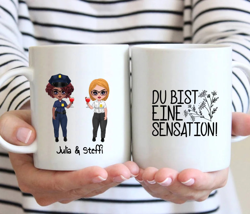 Polizei Besties - Individuelle Tasse