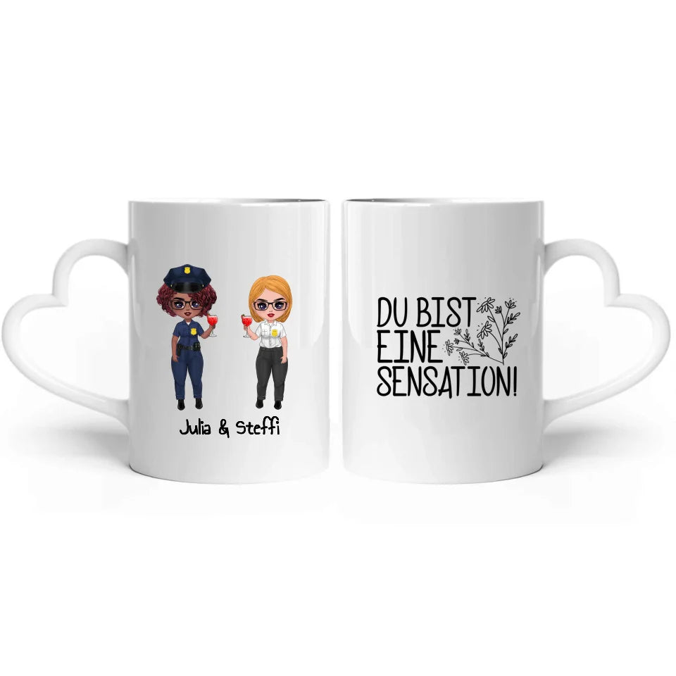 Polizei Besties - Individuelle Tasse