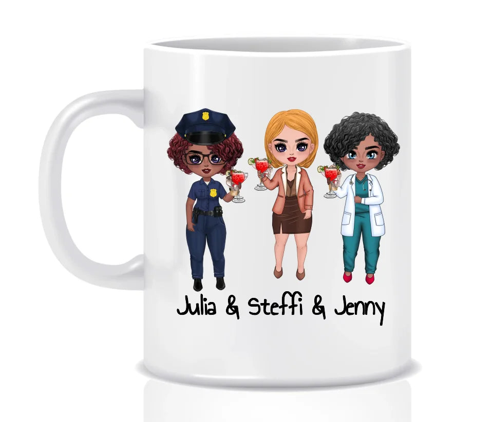 Polizei Besties - Individuelle Tasse