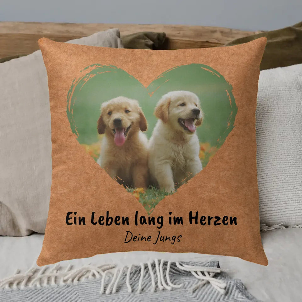 Hundedecke | Kuschel mich, wenn du mich vermisst - Individuelle Fotodecke