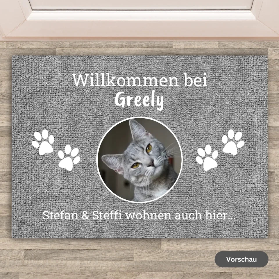 HERE WATCHES - Personalized Dog Doormat