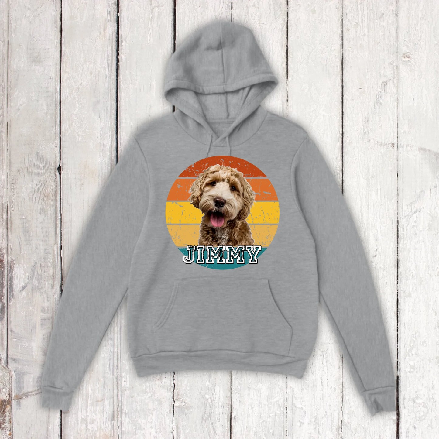 Vintage Sunset mit Foto - individueller Hoodie oder Sweatshirt