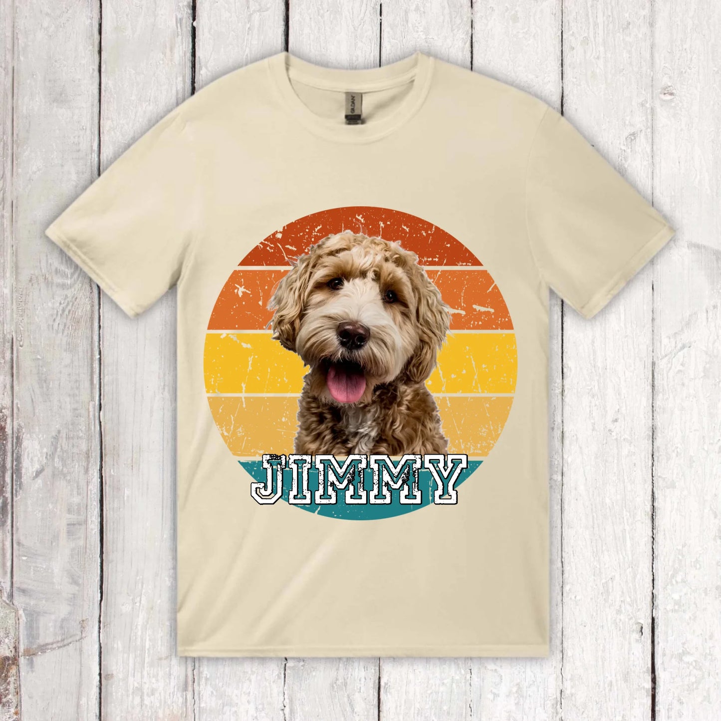 Vintage - Individuelles Foto T-Shirt
