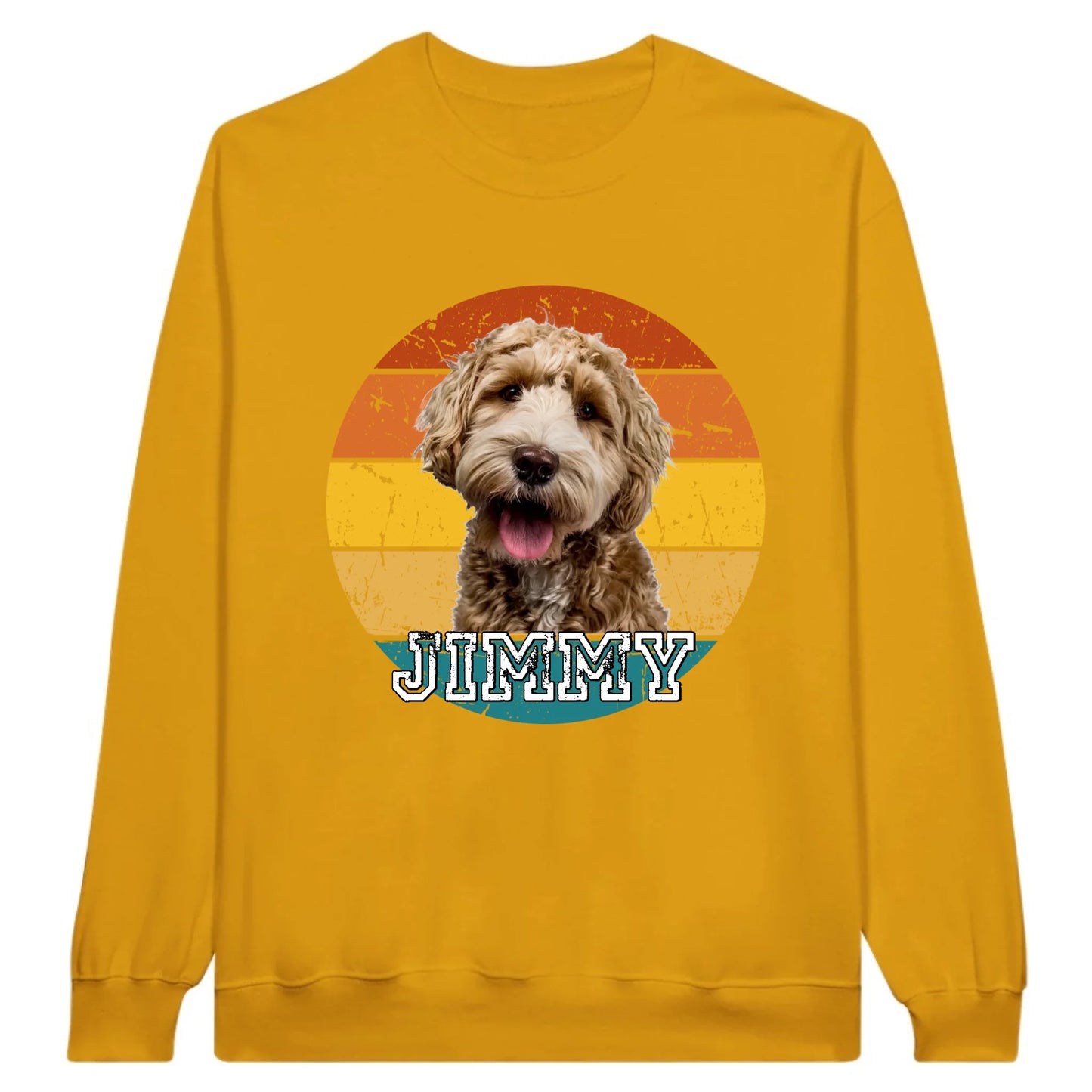 Vintage Sunset mit Foto - individueller Hoodie oder Sweatshirt