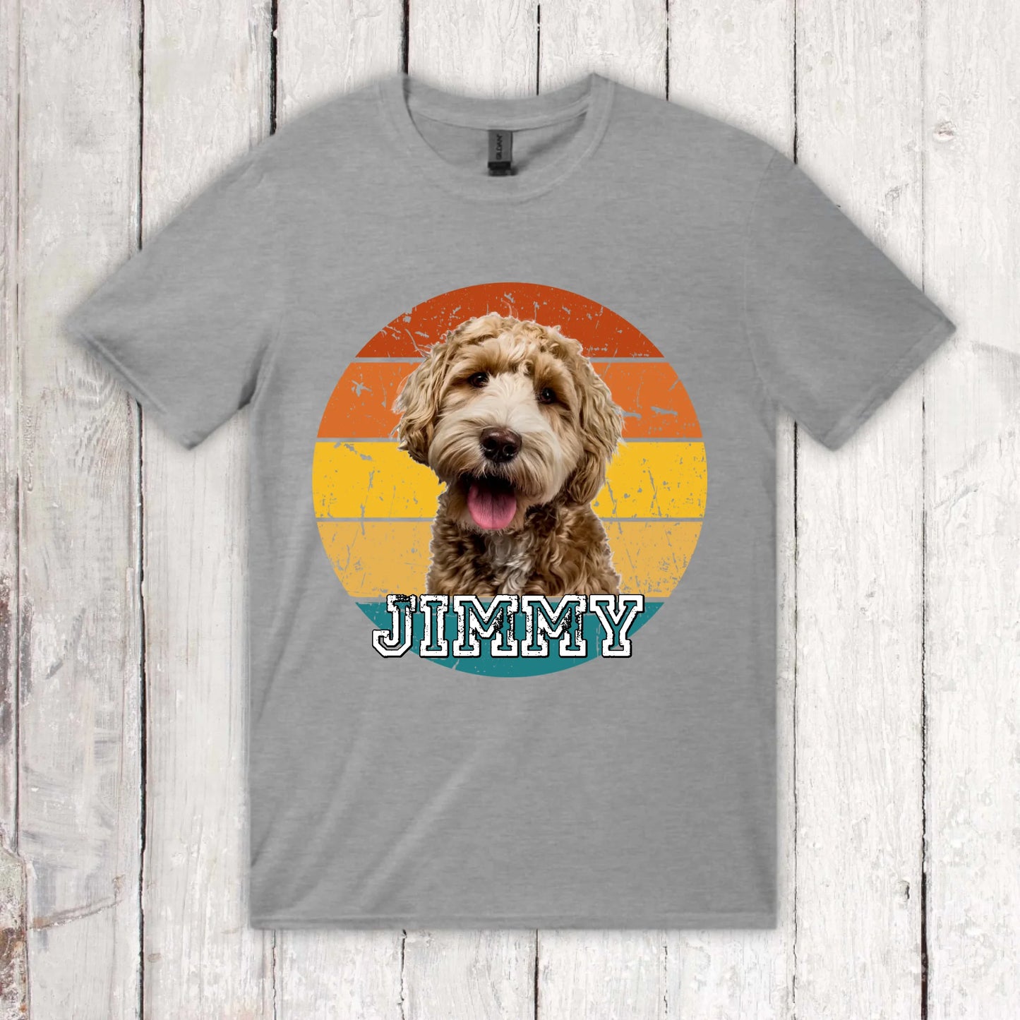 Vintage - Individuelles Foto T-Shirt