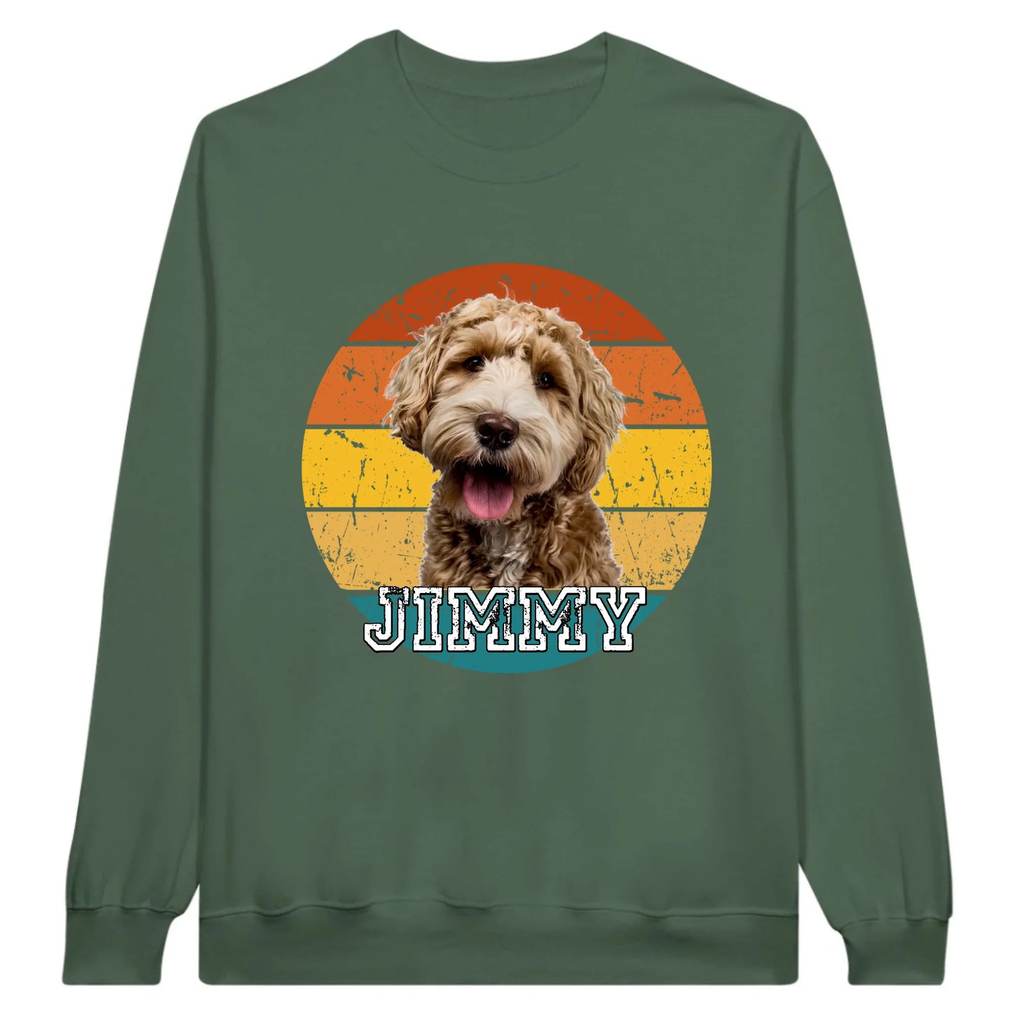 Vintage Sunset mit Foto - individueller Hoodie oder Sweatshirt