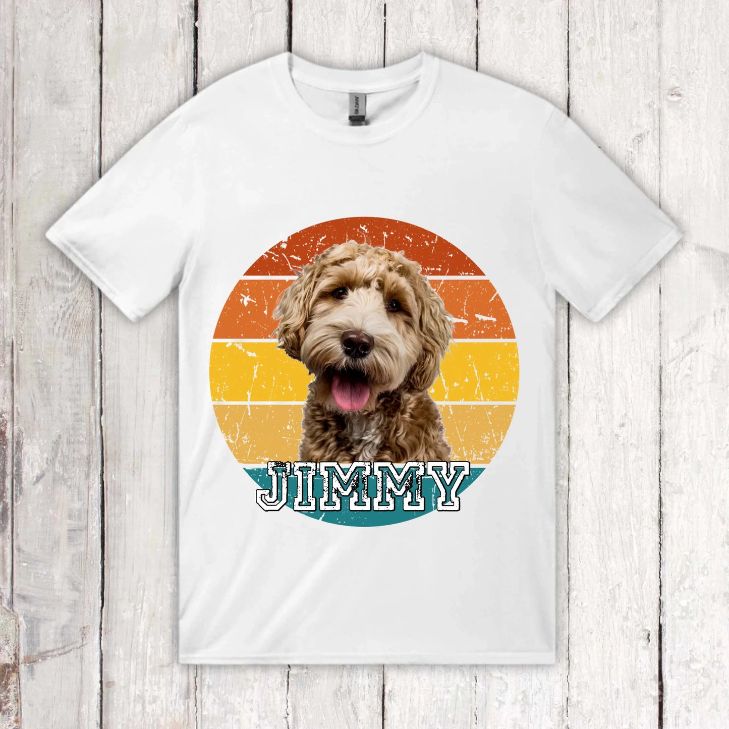 Vintage - Individuelles Foto T-Shirt