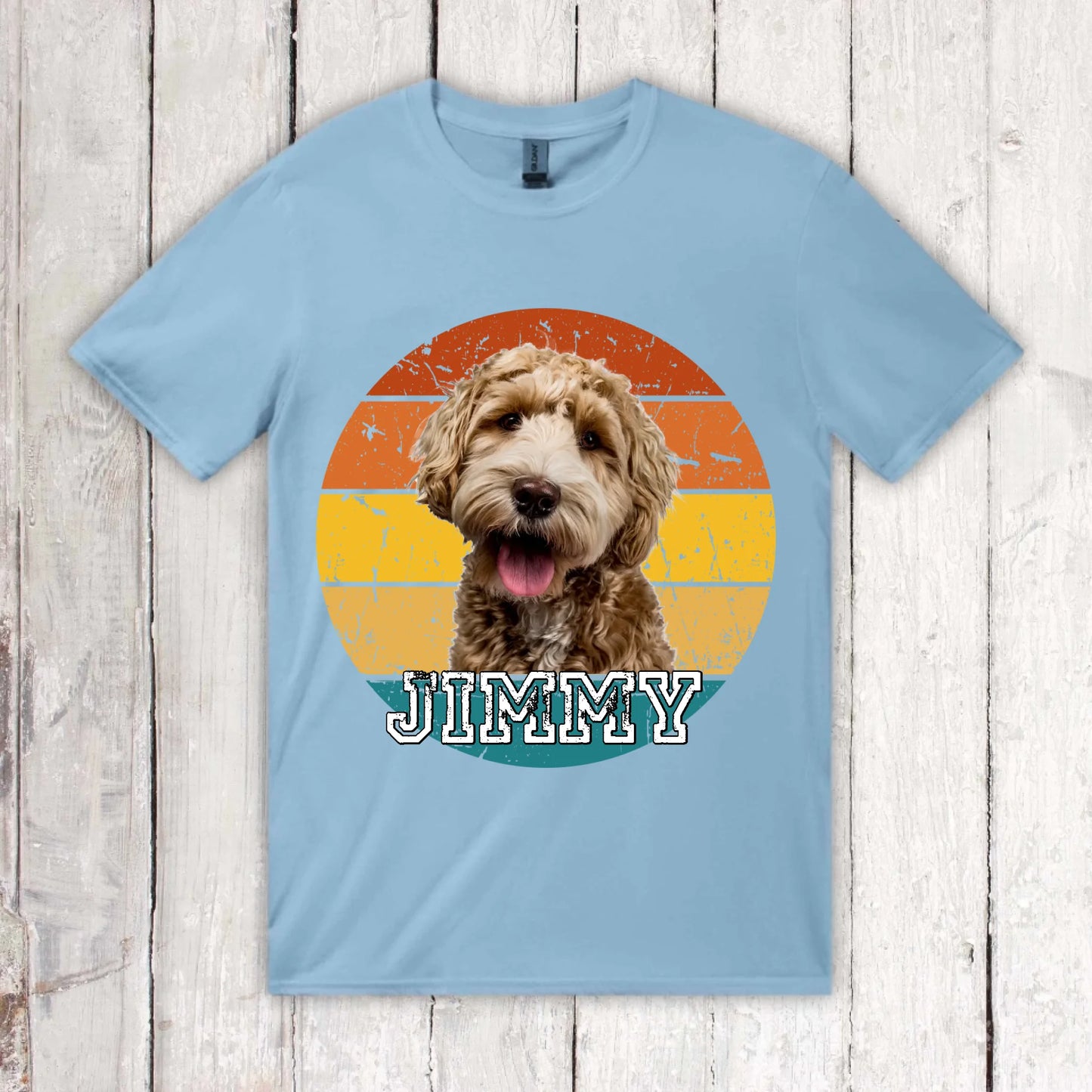 Vintage - Individuelles Foto T-Shirt
