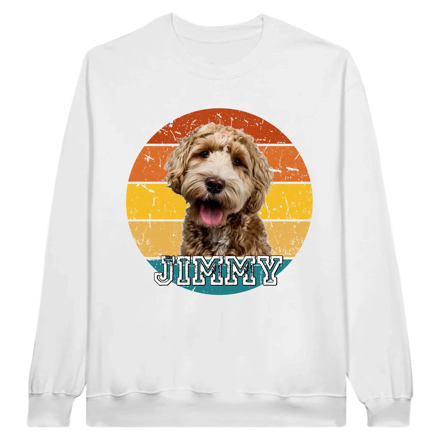 Vintage Sunset mit Foto - individueller Hoodie oder Sweatshirt