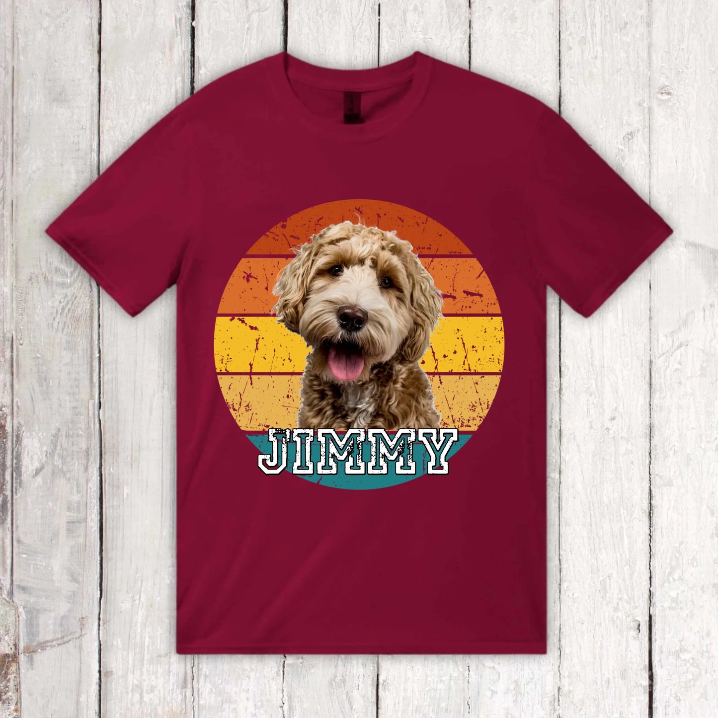 Vintage - Individuelles Foto T-Shirt