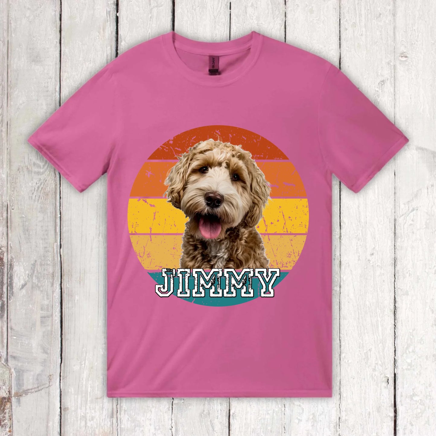 Vintage - Individuelles Foto T-Shirt