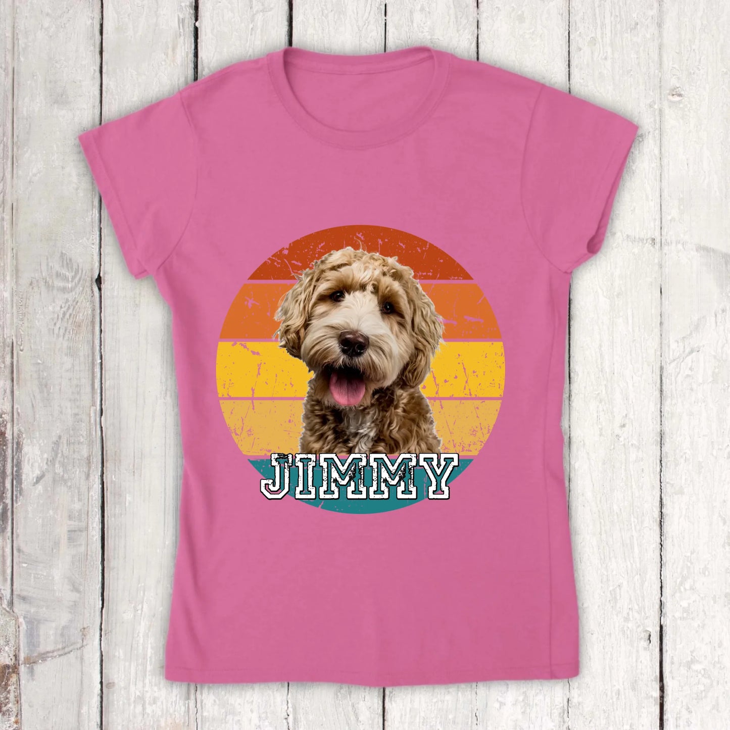 Vintage - Individuelles Foto T-Shirt