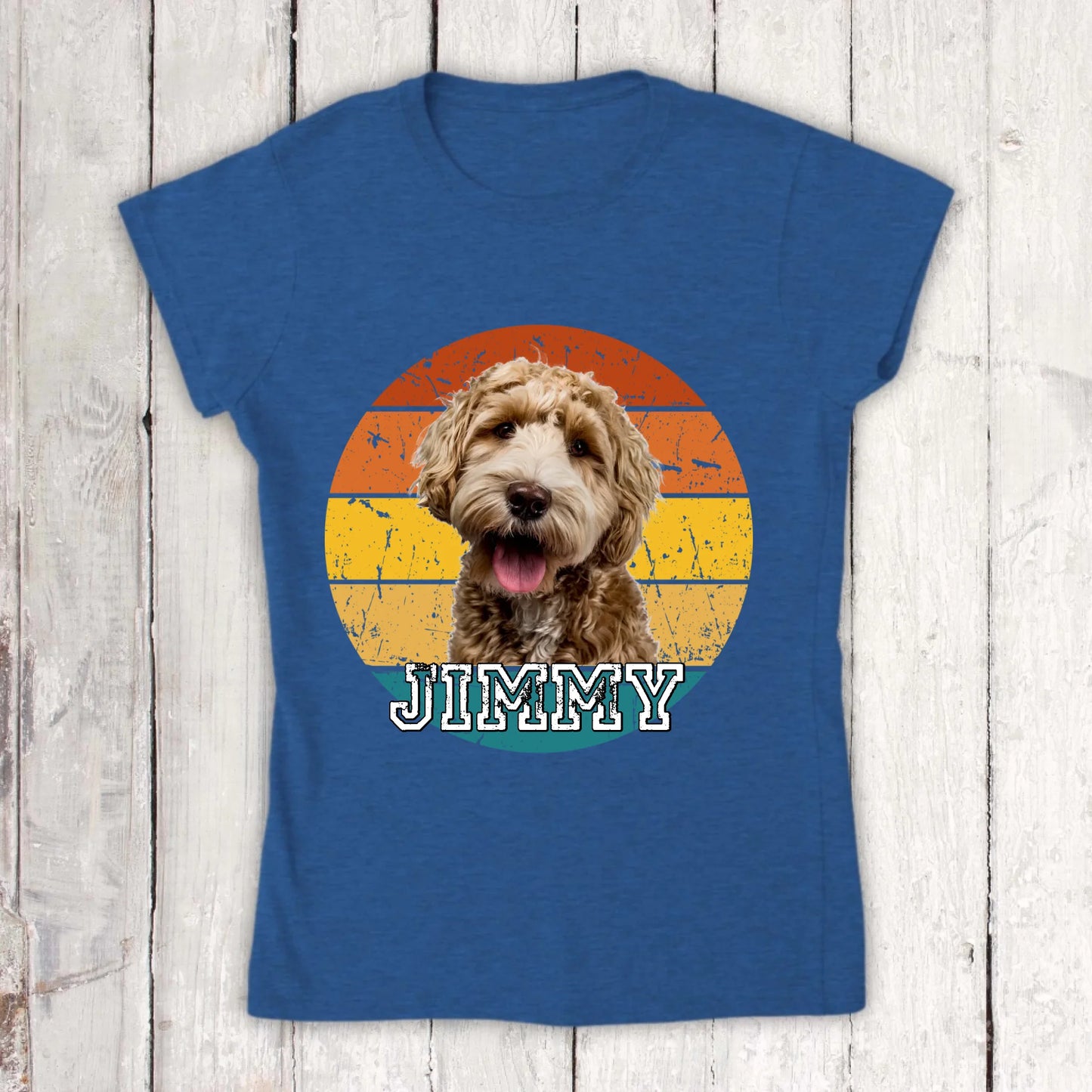Vintage - Individuelles Foto T-Shirt